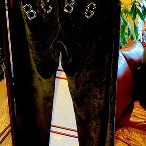 BCBG Embossed in rhinestone across the derrière